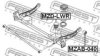 FEBEST MZAB-040 Control Arm-/Trailing Arm Bush